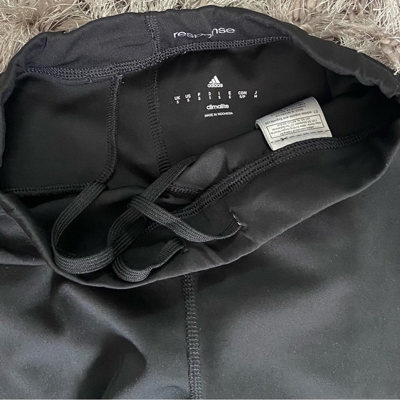 Adidas Response Climalite women/girls black and blue leggings. Size S. Used. - Picture 6 of 15